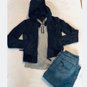 Vegan leather jacket *FLASH SALE*